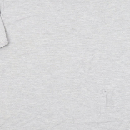 Uneck Mens Grey    Polo Size L