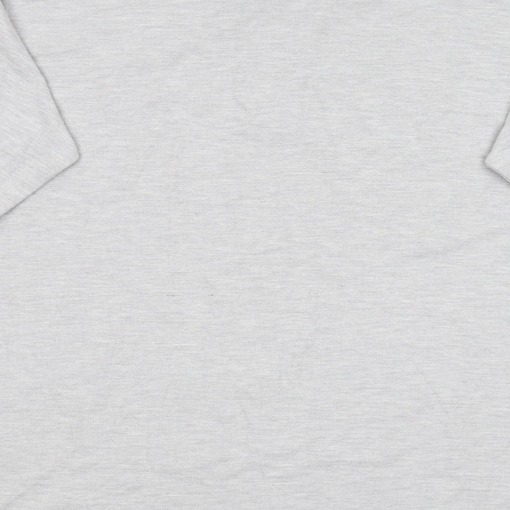 Uneck Mens Grey  Jersey  Polo Size L