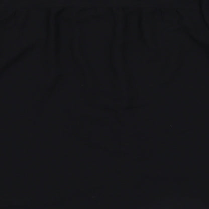 Womens UK Size M YAS Black Basic Blouse