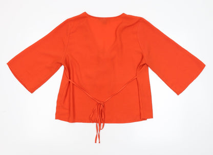 Primark Womens Orange   Basic Blouse Size 16