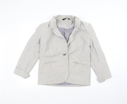 Womens UK Size 12 BM Grey Jacket