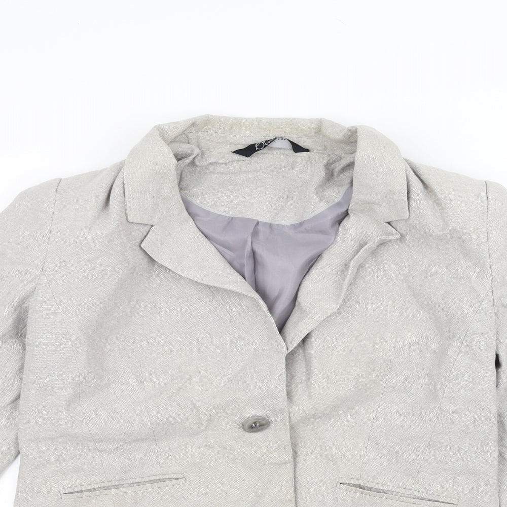 Womens UK Size 12 BM Grey Jacket