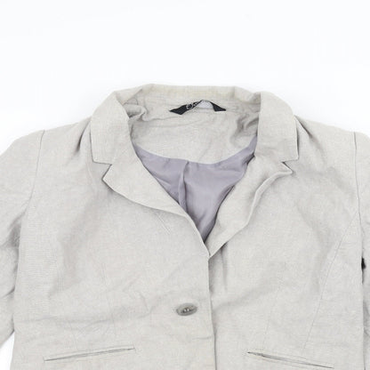 Womens UK Size 12 BM Grey Jacket