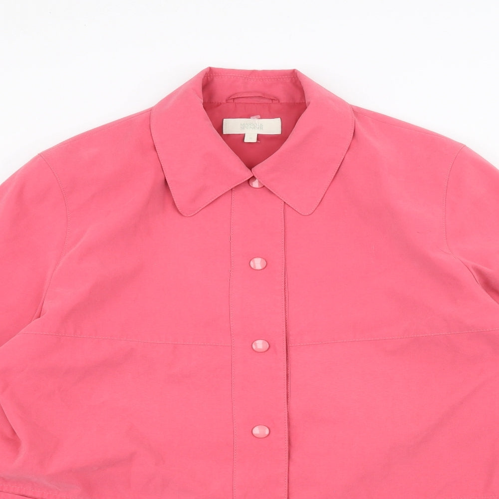 Womens UK Size 16 Marks and Spencer Pink Jacket