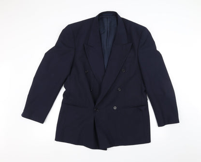 Mens UK Size 40 Burton Regular Blue Suit Jacket