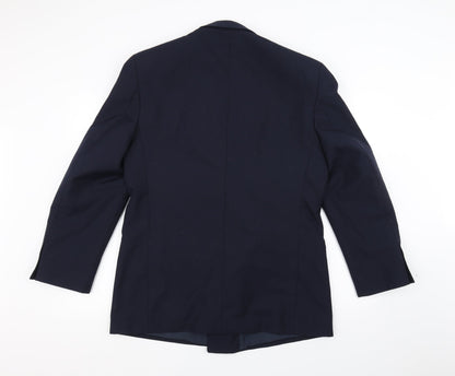 Mens UK Size 40 Burton Regular Blue Suit Jacket