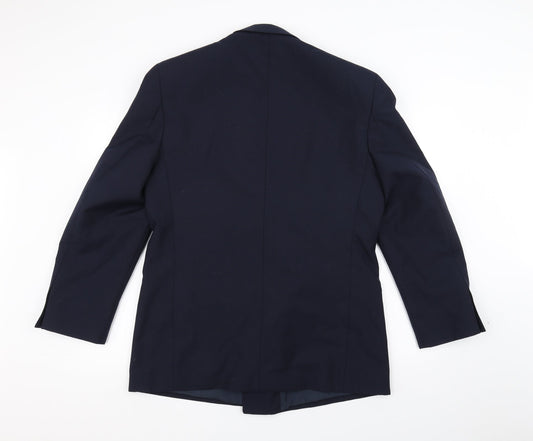 Mens UK Size 40 Burton Regular Blue Suit Jacket