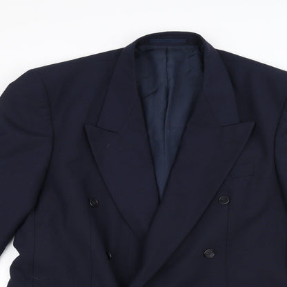 Mens UK Size 40 Burton Regular Blue Suit Jacket