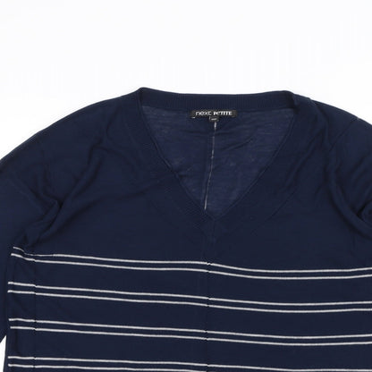 Womens UK Size 10 NEXT Blue Basic T-Shirt