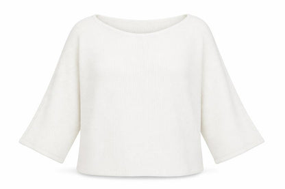 H&M Womens White  Knit Pullover Jumper Size M