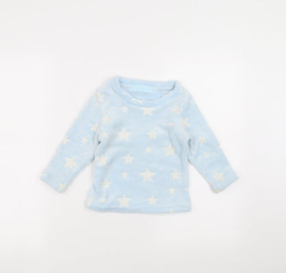 Glow in the dark Girls Blue   Pullover Jumper Size 2-3 Years  - glow in the dark