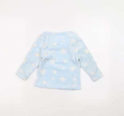 Glow in the dark Girls Blue   Pullover Jumper Size 2-3 Years  - glow in the dark