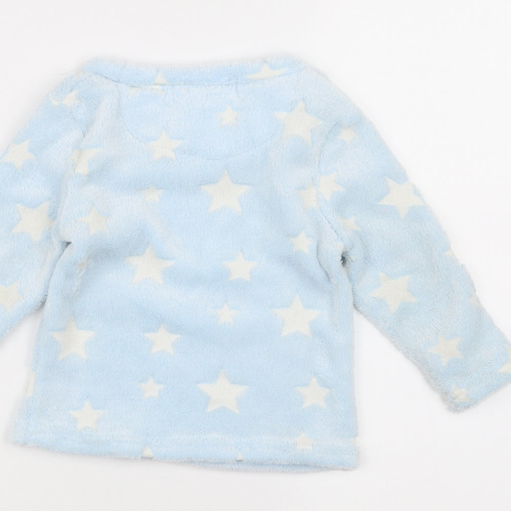 Glow in the dark Girls Blue   Pullover Jumper Size 2-3 Years  - glow in the dark