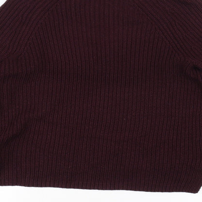 George Womens Purple  Knit Pullover Jumper Size 10