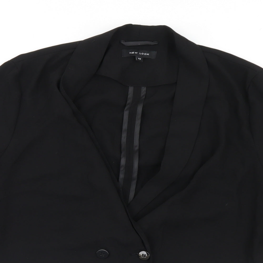 New Look Womens Black   Jacket Suit Jacket Size 12