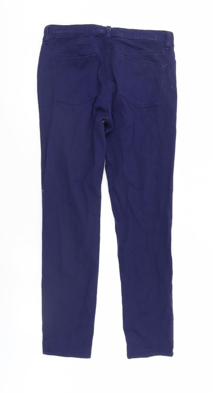 NEXT Womens Blue  Denim Tapered Jeans Size 10 L28 in