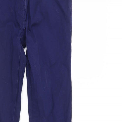 NEXT Womens Blue  Denim Tapered Jeans Size 10 L28 in