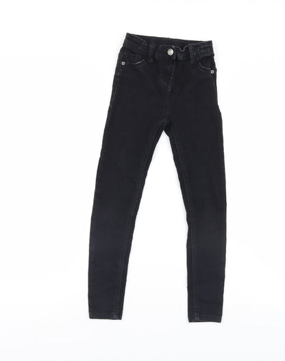 TU Girls Black  Denim Tapered Jeans Size 9 Years