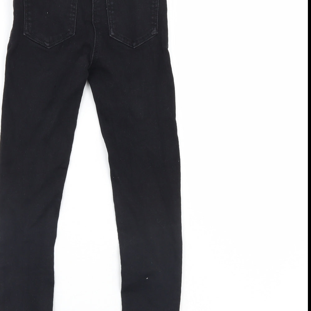 TU Girls Black  Denim Tapered Jeans Size 9 Years