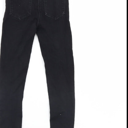 TU Girls Black  Denim Tapered Jeans Size 9 Years