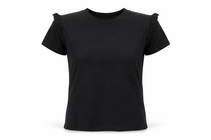 Womens UK Size 6 Top Shop Black Basic T-Shirt