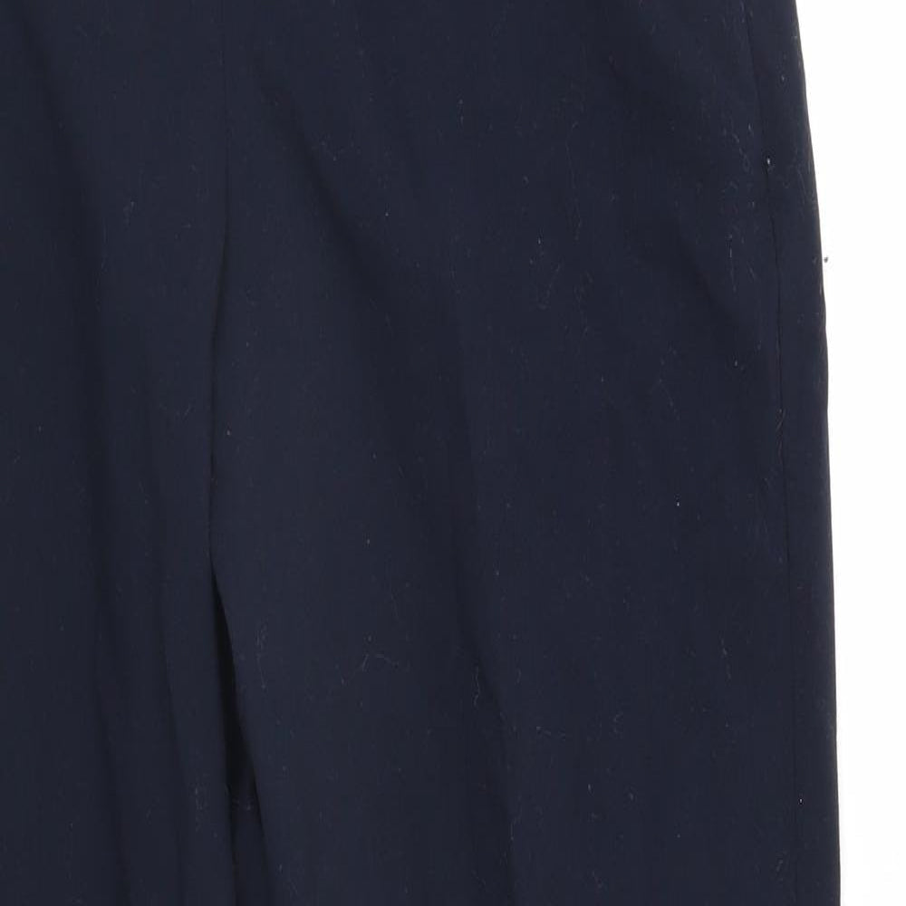 M&S Womens Blue   Trousers  Size 10 L27 in
