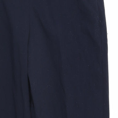 M&S Womens Blue   Trousers  Size 10 L27 in