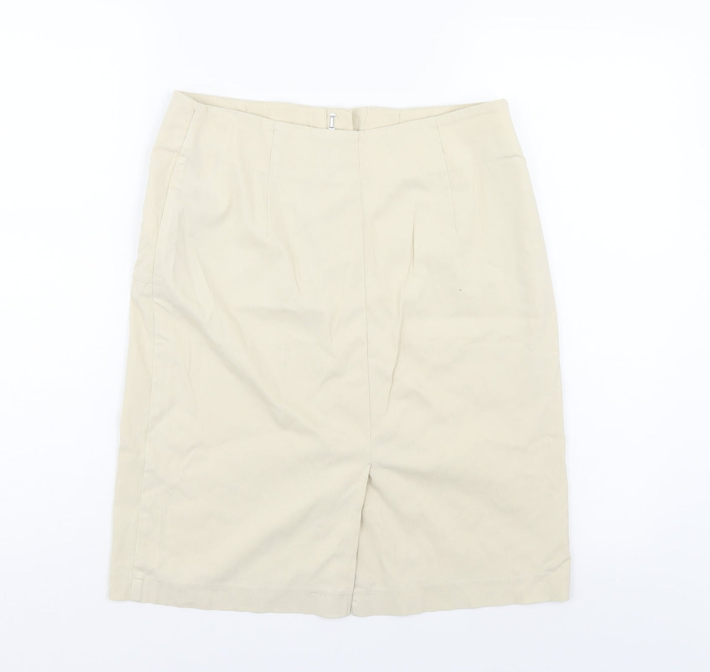 Marks and Spencer Womens Ivory   A-Line Skirt Size 10