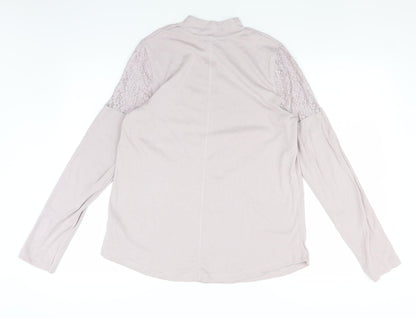 Womens UK Size 18 NEXT Pink Basic Blouse
