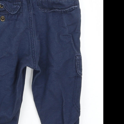 H&M Baby Blue   Cargo Trousers Size 9-12 Months
