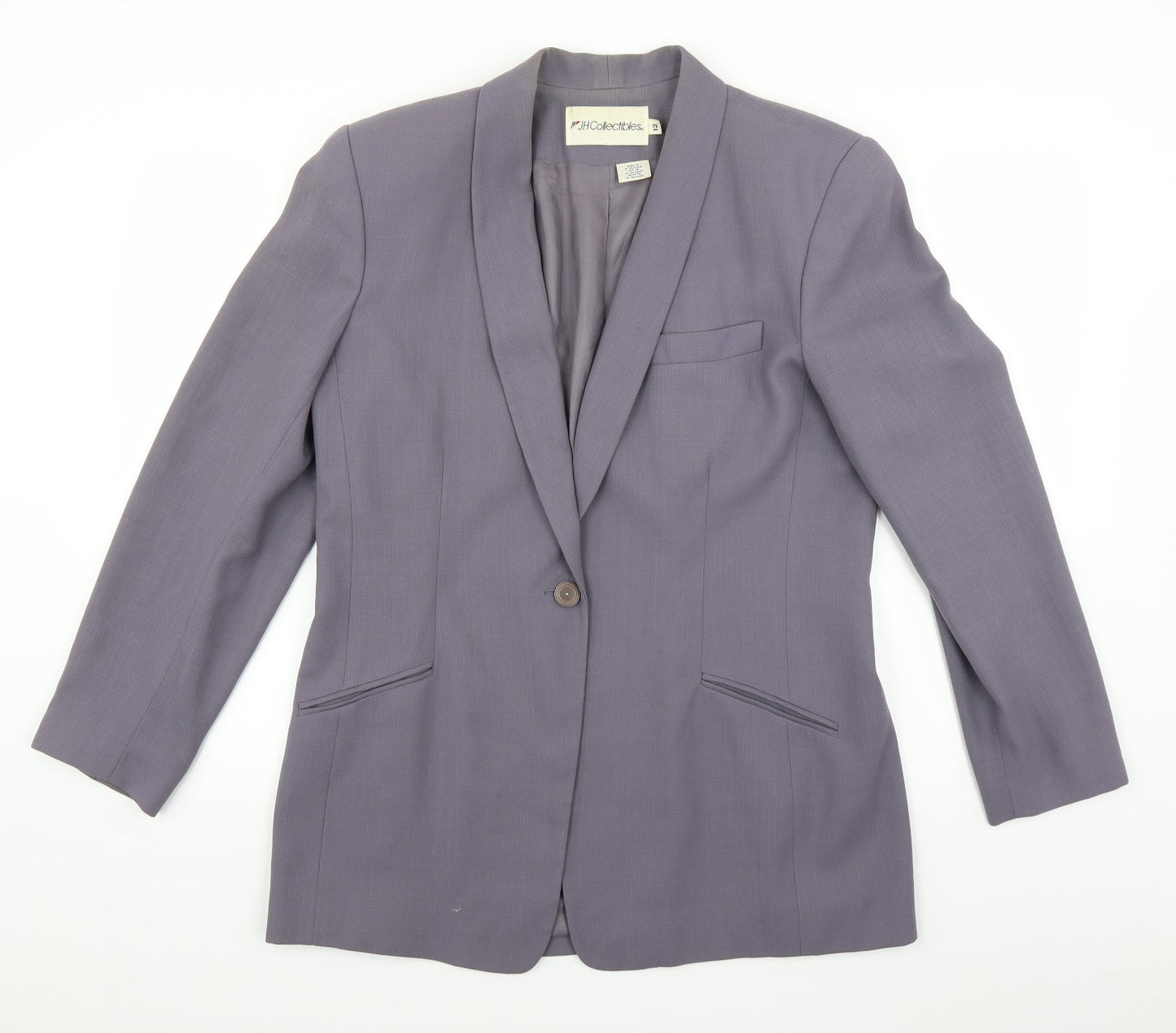 JH Collectibles Womens Purple   Jacket Suit Jacket Size 12