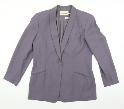 JH Collectibles Womens Purple   Jacket Suit Jacket Size 12