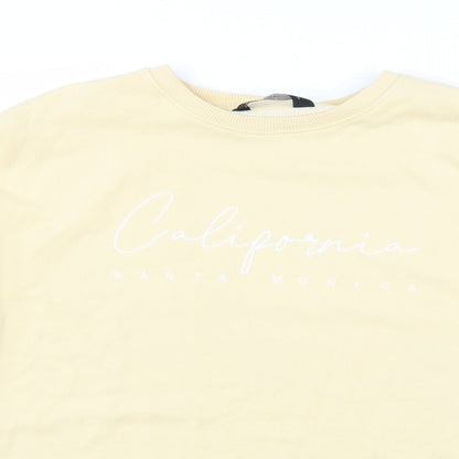 F&F Womens Yellow   Pullover Jumper Size 10
