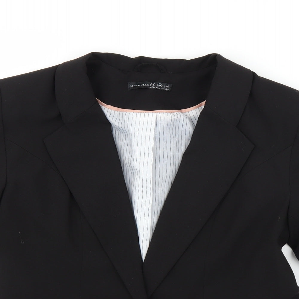 Atmosphere Womens Black   Jacket Suit Jacket Size 10