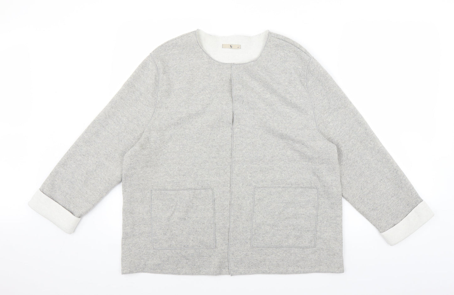 TU Womens Grey   Jacket Coatigan Size 16