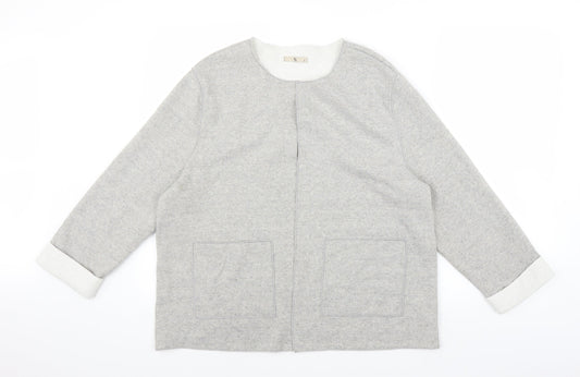 TU Womens Grey   Jacket Coatigan Size 16