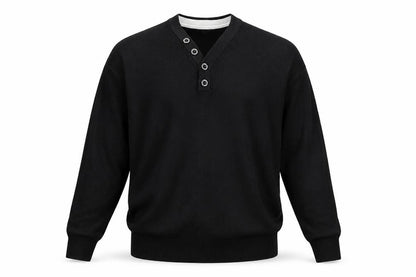Mens UK Size S George Black Pullover Jumper