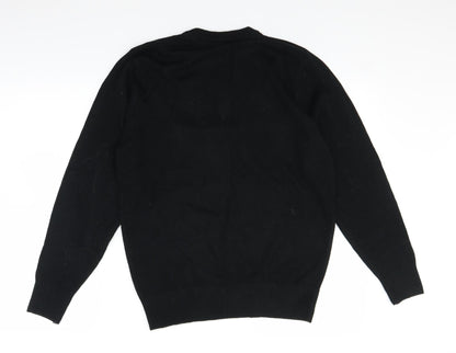 George Mens Black   Pullover Jumper Size S