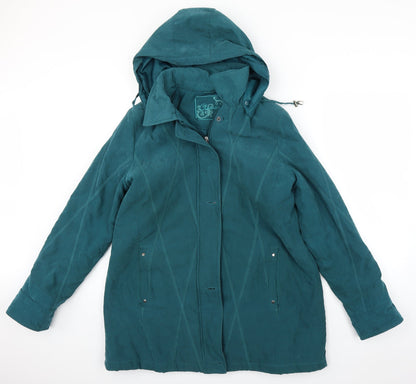 Womens UK Size M BM Black Rain Coat