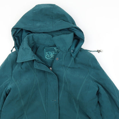Womens UK Size M BM Black Rain Coat