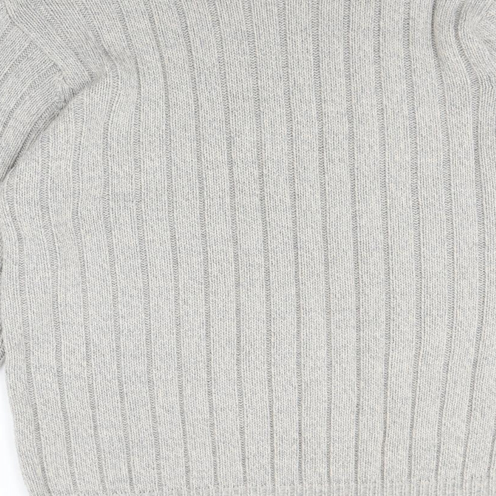 South Bay Mens Grey  Knit Pullover Jumper Size L