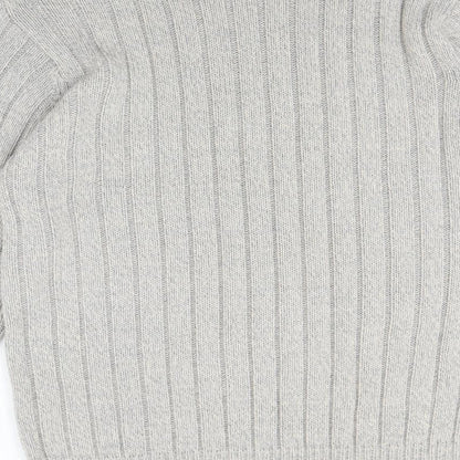 South Bay Mens Grey  Knit Pullover Jumper Size L