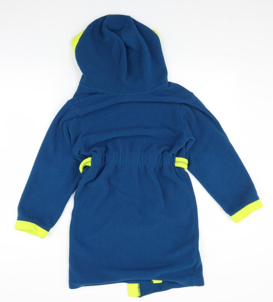 Matalan Boys Black Solid   Robe Size 8-9 Years  - Moshi Monsters