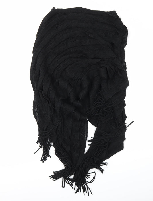 Preworn Womens Black   Henley Jumper One Size