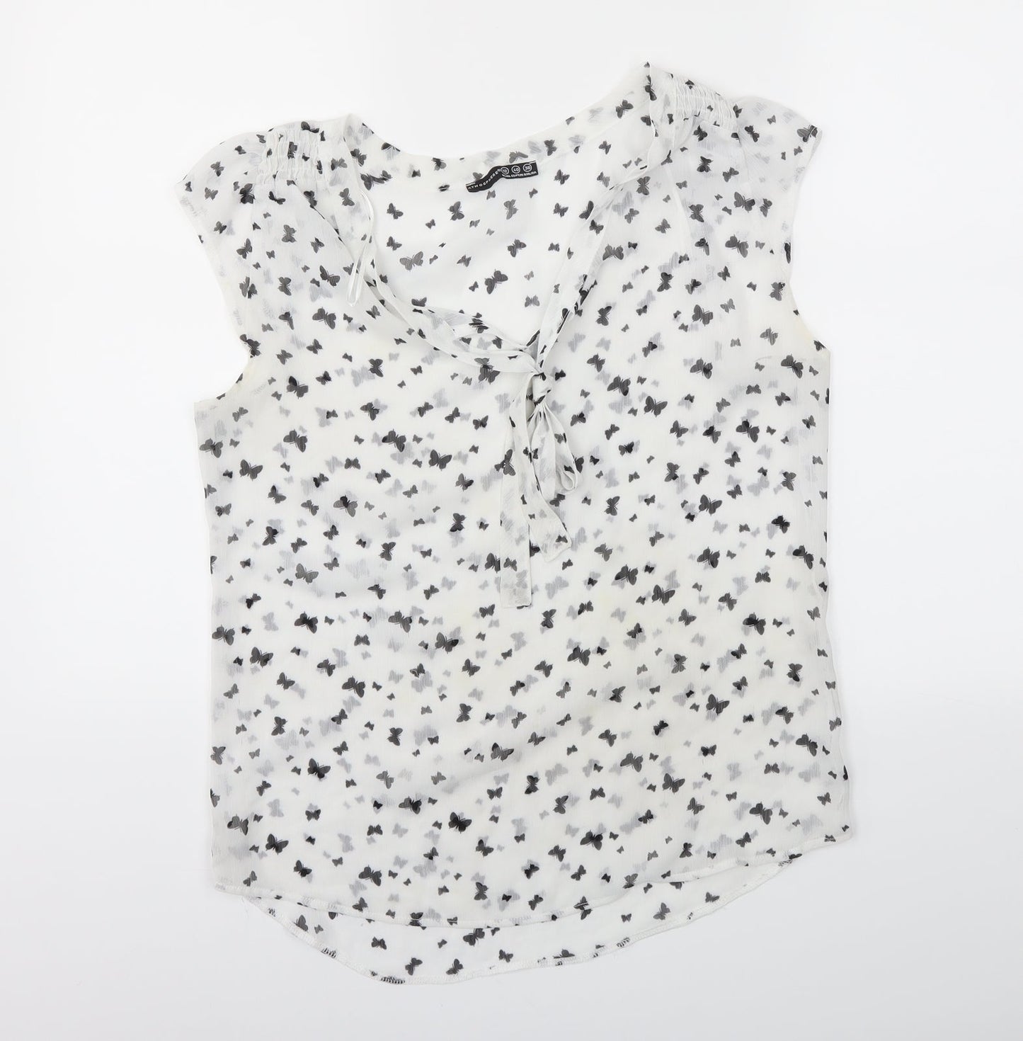 Atmosphere Womens White   Basic Blouse Size 12