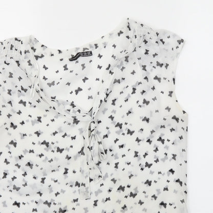 Atmosphere Womens White   Basic Blouse Size 12