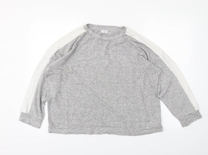 Jeff&Co Womens Grey   Pullover Jumper Size 14