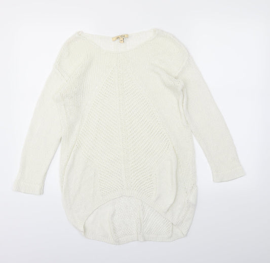 NEXT Womens Ivory   Tunic Jumper Size 10