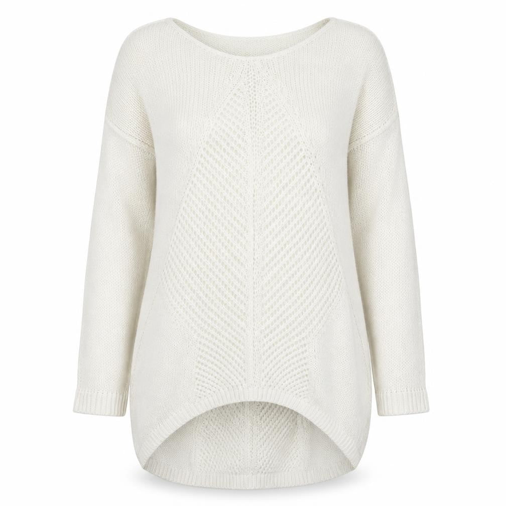 Next Womens Ivory   Tunic Jumper Size 10