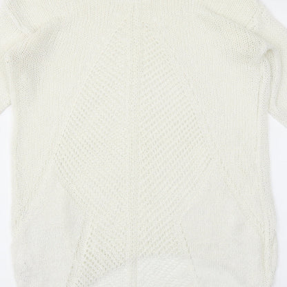 Next Womens Ivory   Tunic Jumper Size 10